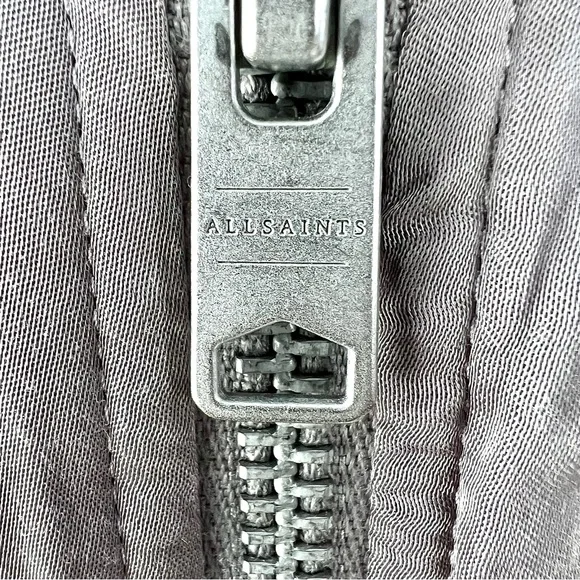 All Saints Bree Lace Bomber Jacket Size Medium - Picture 5 of 16